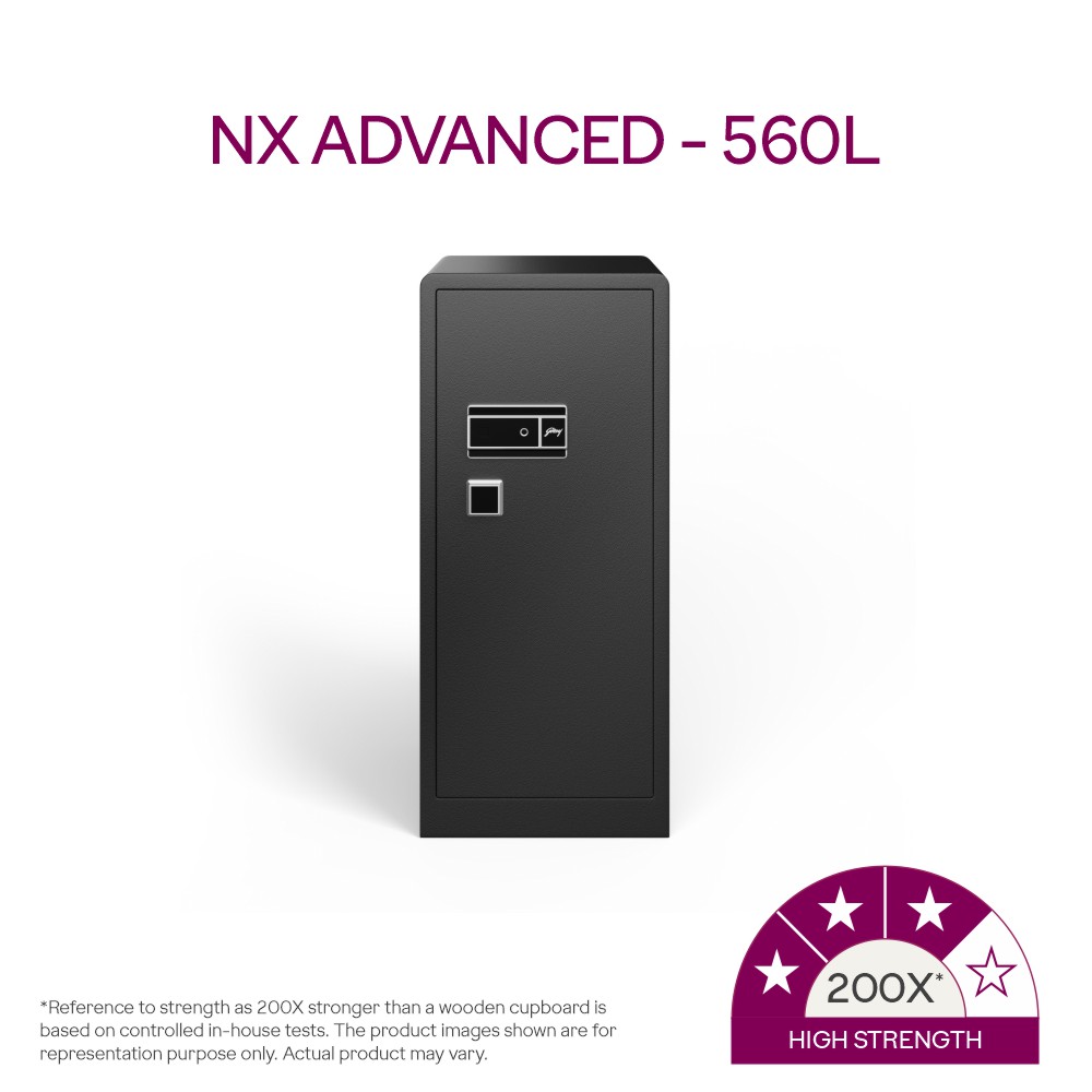 Godrej NX Advanced 560 L Digi + Bio+Mechanical Home Locker